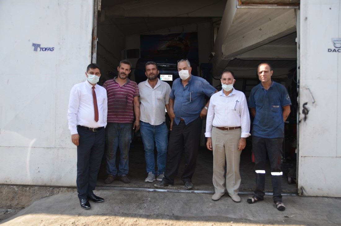 Vali Yardımcısı Bezirgan ve Hüseyin Kıran `dan Şahin Oto `ya ziyaret