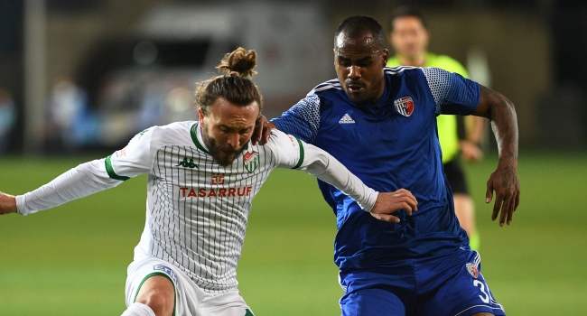 Ankaraspor ile Bursaspor 1-1 berabere
