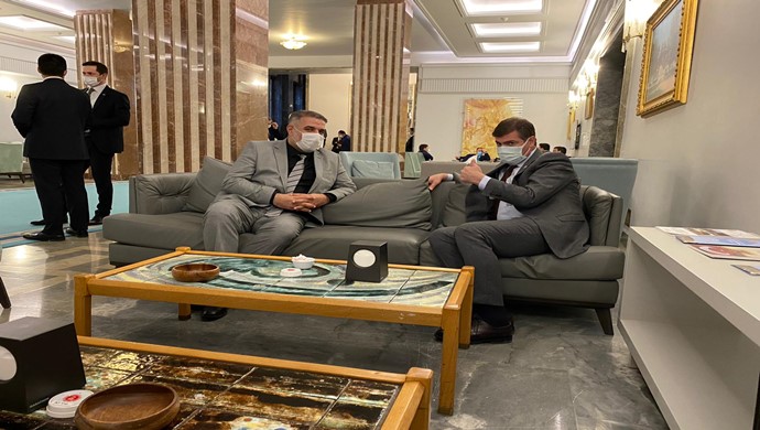 ANKARA TEMSİLCİMİZ ÖZBEK ,GAZİ MECLİSTE MİLLETVEKİLİ DEMİRKAYA `YI  ZİYARET ETTİ