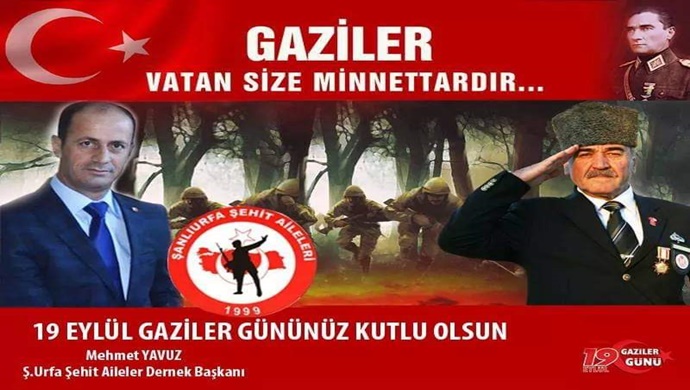 Terör Gazi’si Yavuz’dan 19 Eylül Gaziler Günü Mesajı