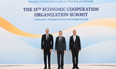 İlham Aliyev, Aşkabat’ta Ekonomik İşbirliği Teşkilatı 15. Zirvesi’ne katıldı
