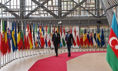 İlham Aliyev ile Avrupa Konseyi Başkanı Brüksel’de bir araya geldi