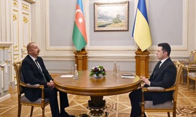 İlham Əliyevin Ukrayna Prezidenti Volodimir Zelenski ilə təkbətək görüşü olub