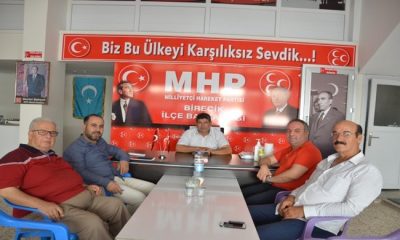 Mehmet Tevfik Gülsoy `dan MHP Birecik İlçe Başkanı Ömer Güneş `e ziyaret