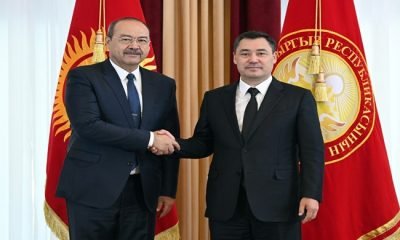 Президент Садыр Жапаров принял Премьер-министра Узбекистана Абдуллу Арипова