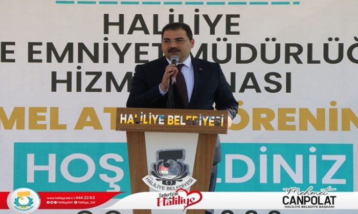 HALİLİYE İLÇE EMNİYET MÜDÜRLÜĞÜ HİZMET BİNASININ TEMELİ ATILDI