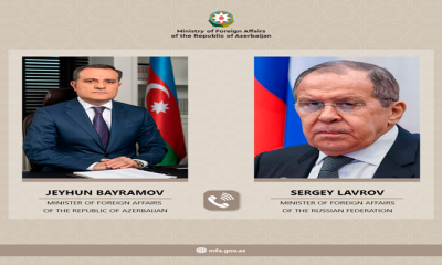 Bakan Ceyhun Bayramov’un Rusya Federasyonu Dışişleri Bakanı Sergey Lavrov ile yaptığı telefon görüşmesine ilişkin basın bilgisi
